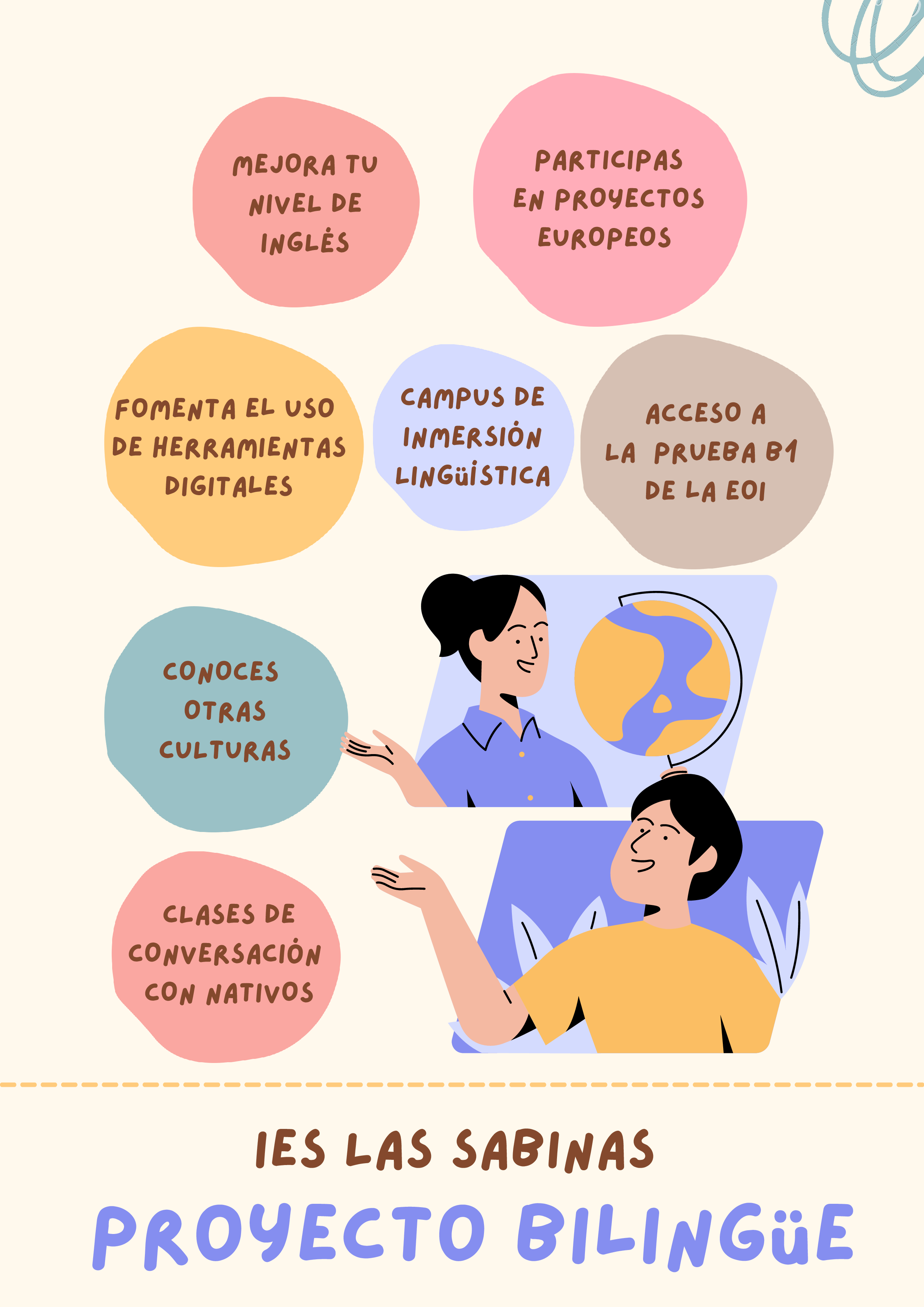 POSTER Proyecto bilingüe IES LAS SABINAS