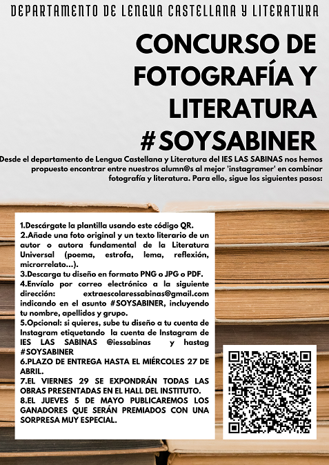 CONCURSO DE FOTOGRAFÍA Y LITERATURA SOYSABINER