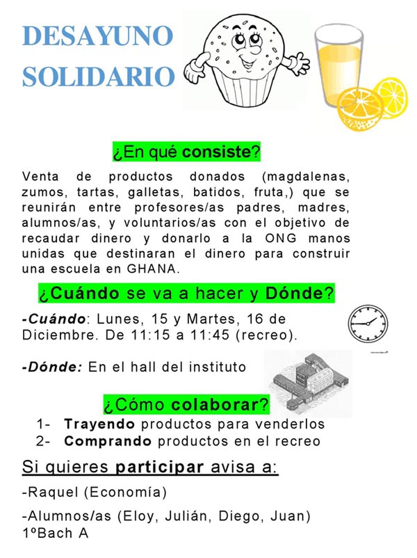 cartel desayuno solidario 2014