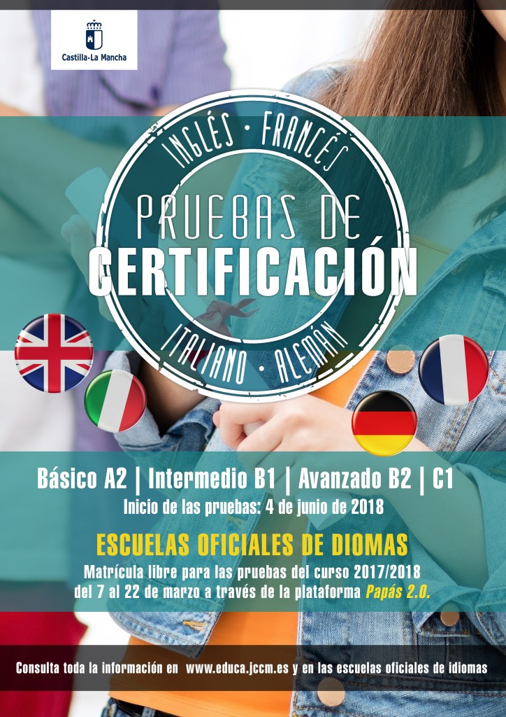 CartelPruebaIdiomas2018