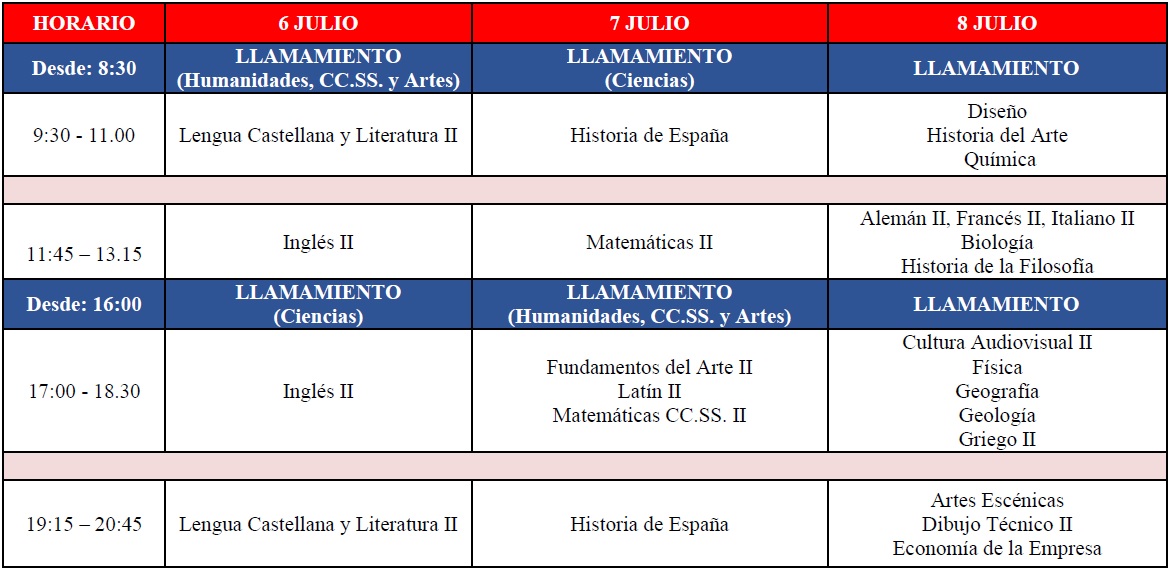 20200612.HORARIO EvAU Definitivo