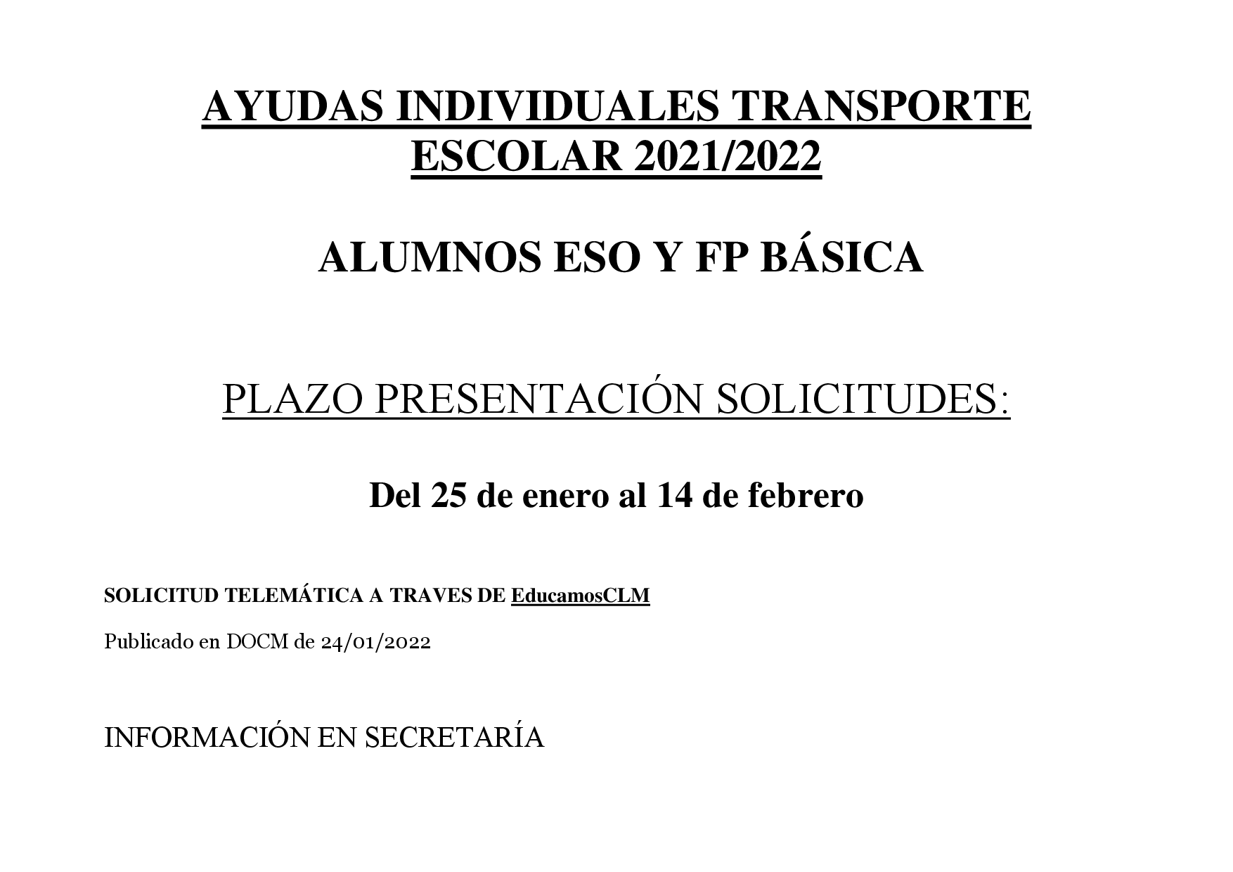 CARTEL AYUDA INDIVIDUAL TRANSPORTE 21 22